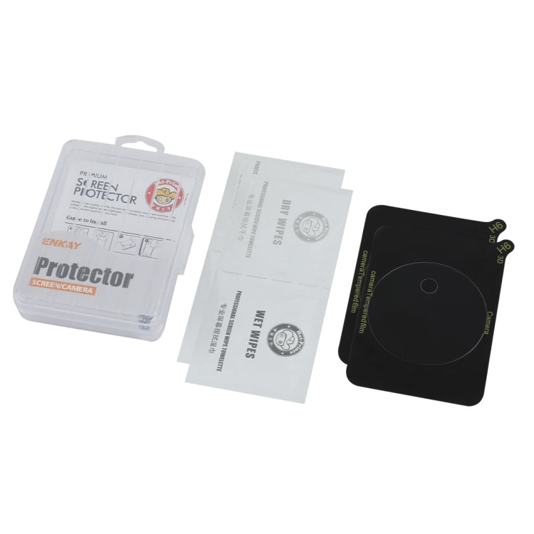 For Realme 12 2pcs ENKAY 9H Rear Camera Lens Tempered Glass Film(Transparent) by ENKAY