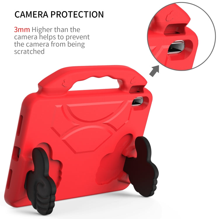 For iPad Air 11 2025 / 2024 Children EVA Shockproof Tablet Case with Thumb Bracket(Red) - iPad Air 11 2025 / 2024 Cases by buy2fix | Online Shopping UK | buy2fix