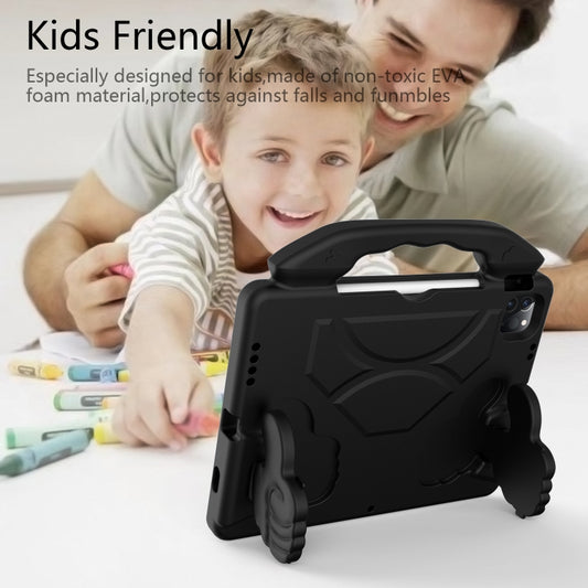 For iPad Pro 11 2025 / 2024 Children EVA Shockproof Tablet Case with Thumb Bracket(Black) by buy2fix