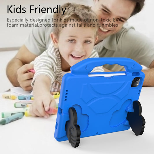 For iPad Pro 11 2025 / 2024 Children EVA Shockproof Tablet Case with Thumb Bracket(Blue) by buy2fix