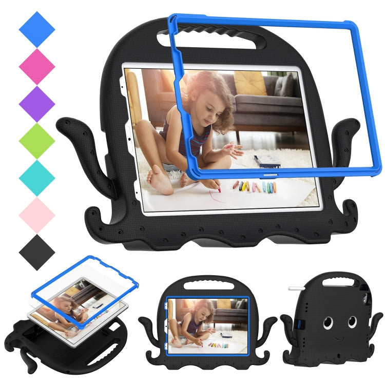 For iPad Air 11 2025 / 2024 Octopus Style EVA Hybrid PC Shockproof Tablet Case with Strap(Black) - iPad Air 11 2025 / 2024 Cases by buy2fix | Online Shopping UK | buy2fix