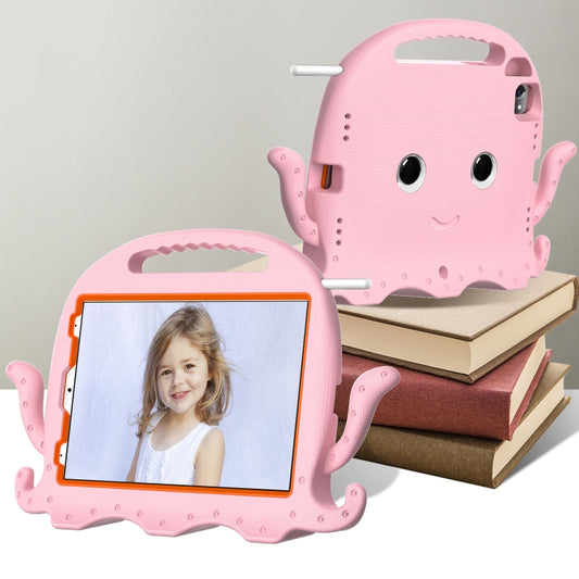 For iPad Pro 11 2025 / 2024 Octopus Style EVA Hybrid PC Shockproof Tablet Case with Strap(Pink) by buy2fix