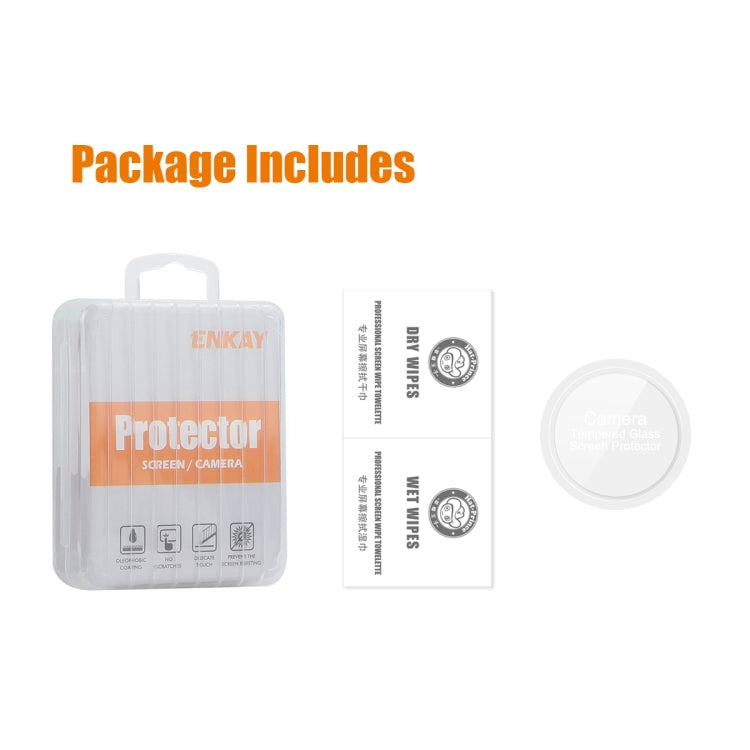 For Garmin Forerunner 165 / 165 Music ENKAY Hat-Prince 0.2mm 9H Tempered Glass Screen Protector Watch Film by ENKAY