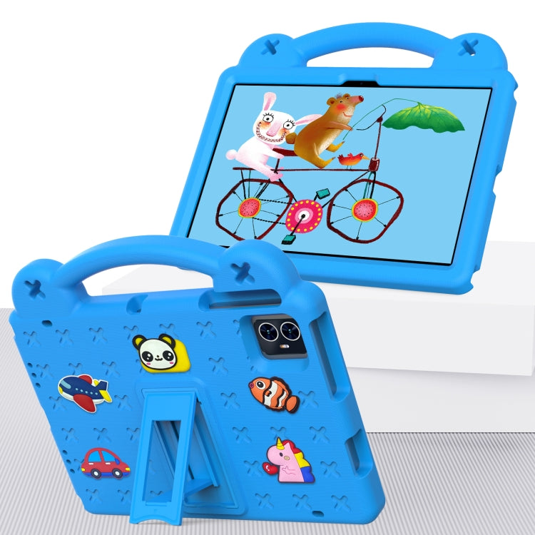 For Teclast M50 HD 10.1 / M50 Pro 10.1 2023 Handle Kickstand Children EVA Shockproof Tablet Case(Sky Blue) - Teclast by buy2fix | Online Shopping UK | buy2fix