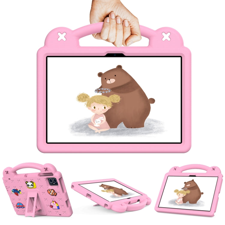 For Blackview Tab 80 10.1 2023 Handle Kickstand Children EVA Shockproof Tablet Case(Pink) by buy2fix