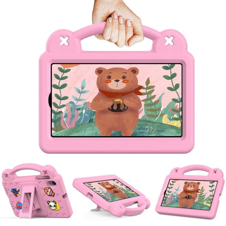 For Walmart Onn 7.0 Gen4 2024 Handle Kickstand Children EVA Shockproof Tablet Case(Pink) by buy2fix