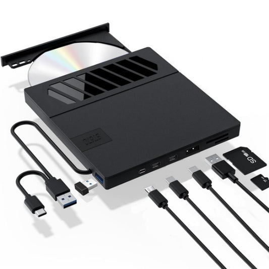 BT670 With SD TF Card Slot Multi-Function External Optical Drive DVD Burner Writer by buy2fix