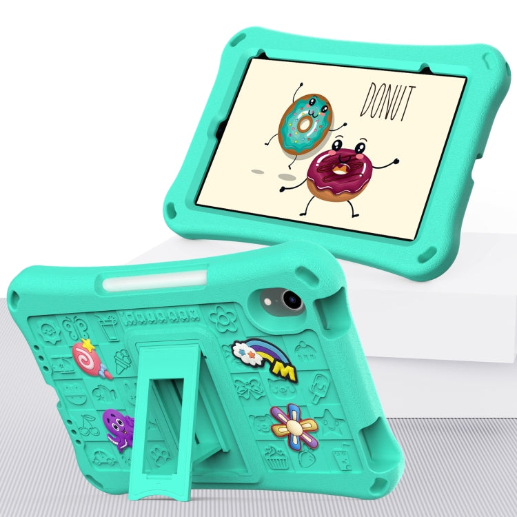 For iPad mini 6 / mini 2024 Hi Baby EVA Full Body Tablet Case with Strap(Mint Green) - iPad mini 6 Cases by buy2fix | Online Shopping UK | buy2fix