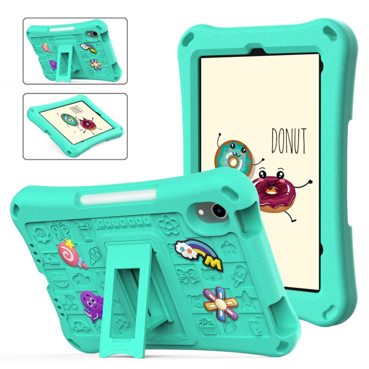 For iPad mini 6 / mini 2024 Hi Baby EVA Full Body Tablet Case with Strap(Mint Green) - iPad mini 6 Cases by buy2fix | Online Shopping UK | buy2fix