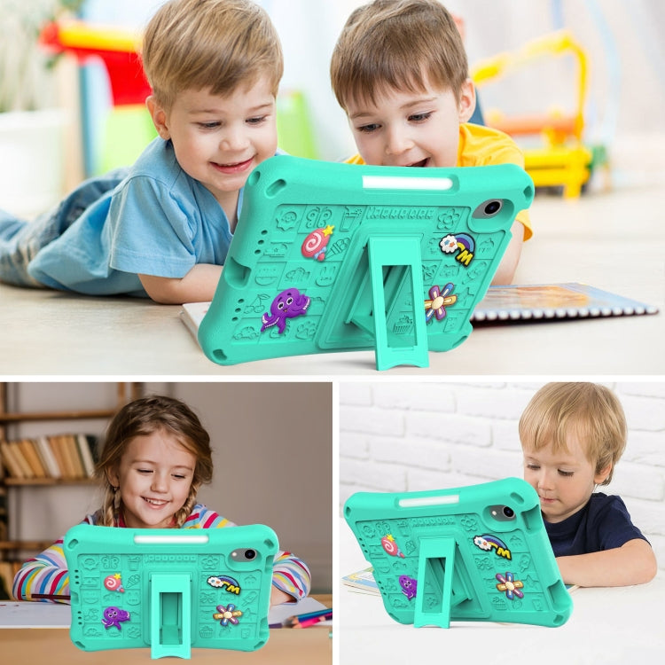 For iPad mini 6 / mini 2024 Hi Baby EVA Full Body Tablet Case with Strap(Mint Green) - iPad mini 6 Cases by buy2fix | Online Shopping UK | buy2fix