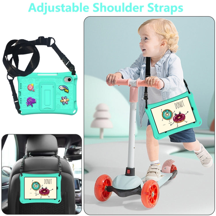 For iPad mini 6 / mini 2024 Hi Baby EVA Full Body Tablet Case with Strap(Mint Green) - iPad mini 6 Cases by buy2fix | Online Shopping UK | buy2fix