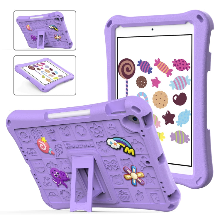 For iPad 10.2 2019 / 2020 / 2021 Hi Baby EVA Full Body Tablet Case with Strap(Light Purple) - iPad 10.2 Cases by buy2fix | Online Shopping UK | buy2fix