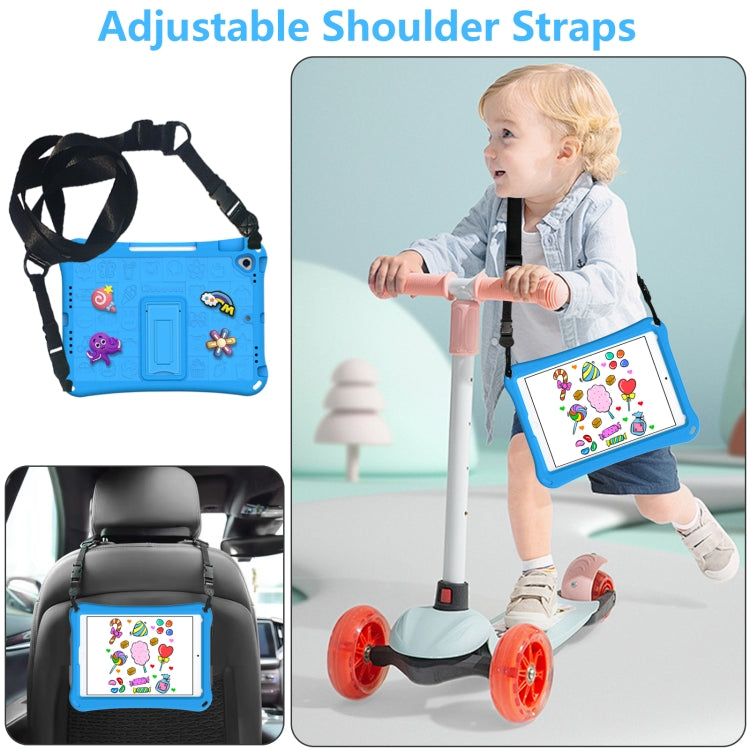 For iPad 10.2 2019 / 2020 / 2021 Hi Baby EVA Full Body Tablet Case with Strap(Sky Blue) - iPad 10.2 Cases by buy2fix | Online Shopping UK | buy2fix