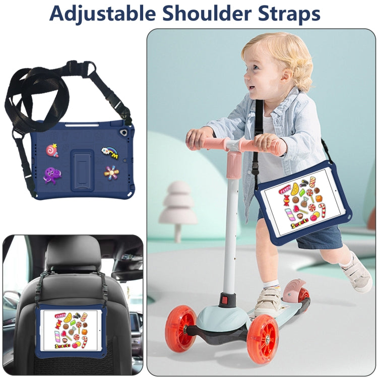For iPad 10.2 2019 / 2020 / 2021 Hi Baby EVA Full Body Tablet Case with Strap(Navy Blue) - iPad 10.2 Cases by buy2fix | Online Shopping UK | buy2fix