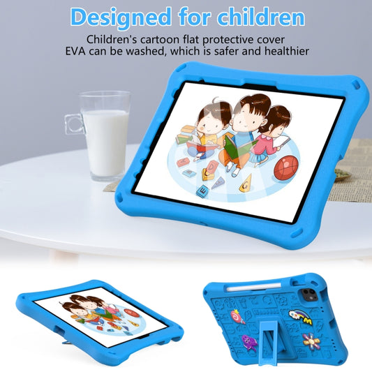 For iPad Air 11 2025 / 2024 Hi Baby EVA Full Body Tablet Case with Strap(Sky Blue) by buy2fix