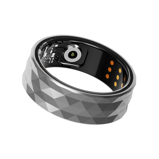R12M SIZE 22 Smart Ring, Support Health Monitoring / Multiple Exercise Modes(Silver) by buy2fix