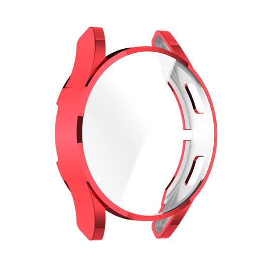 For Samsung Galaxy Watch FE 40mm Full Coverage TPU Electroplated Watch Protective Case(Red) by buy2fix
