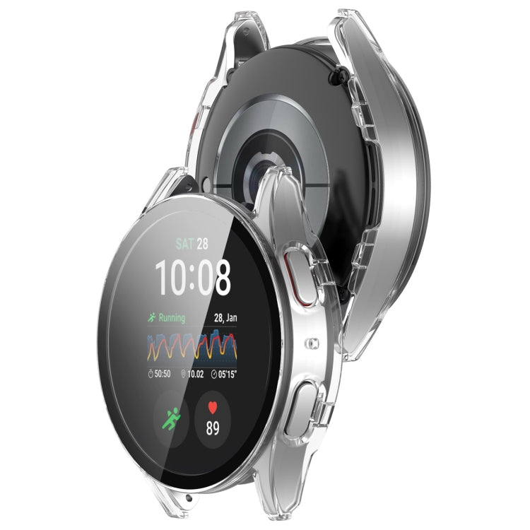 For Samsung Galaxy Watch 7 44mm Tempered Film Integrated Waterproof PC Watch Protective Cover(Transparent) - Watch Cases by buy2fix | Online Shopping UK | buy2fix
