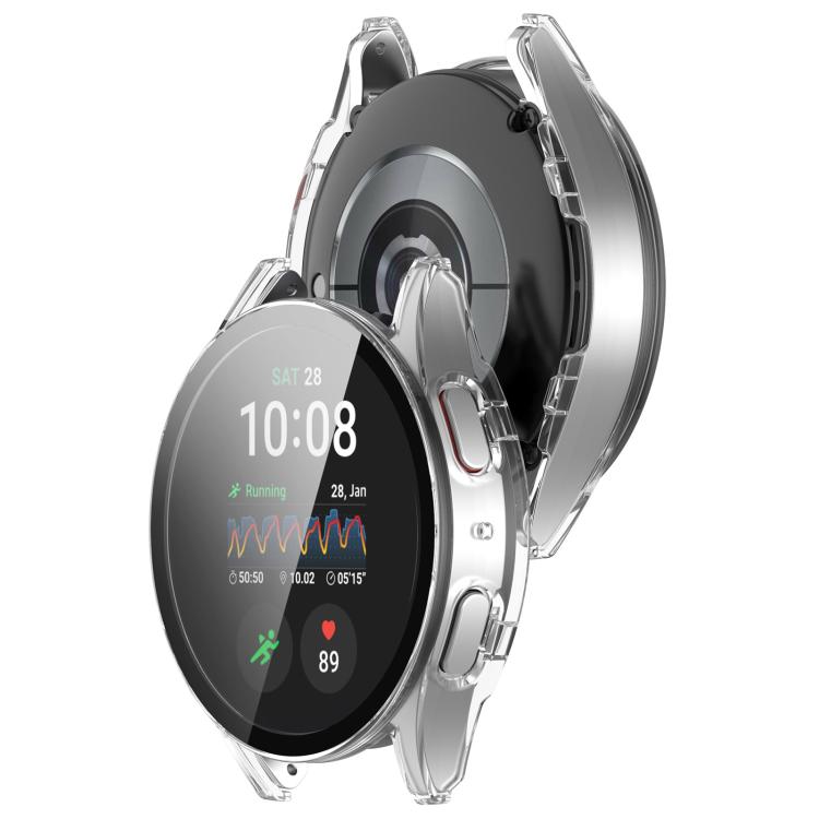 For Samsung Galaxy Watch 7 40mm Tempered Film Integrated Waterproof PC Watch Protective Cover(Transparent) - Watch Cases by buy2fix | Online Shopping UK | buy2fix