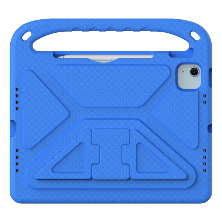 For iPad Air 11 2025 / 2024 / Pro 11 2024 Handle EVA Shockproof Tablet Case with Holder(Blue) - iPad Air 11 2025 / 2024 Cases by buy2fix | Online Shopping UK | buy2fix