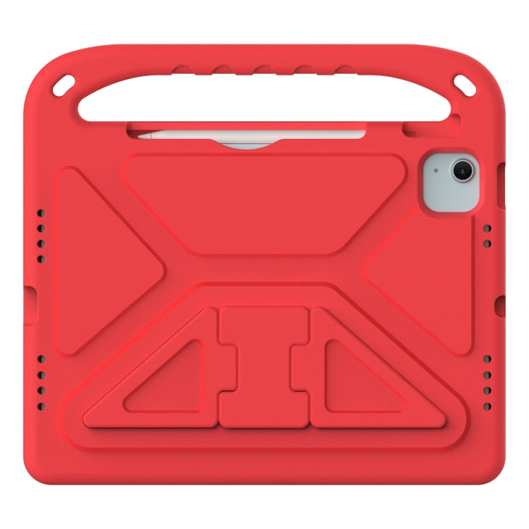 For iPad Air 11 2025 / 2024 / Pro 11 2024 Handle EVA Shockproof Tablet Case with Holder(Red) - iPad Air 11 2025 / 2024 Cases by buy2fix | Online Shopping UK | buy2fix