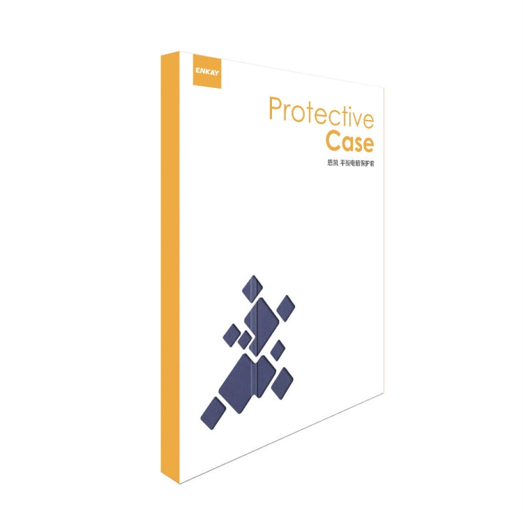 For iPad Air 13 2024 ENKAY Tri-fold Custer Texture TPU Leather Smart Tablet Case with Pen Slot(Dark Green) - iPad Air 13 2025 / 2024 Cases by ENKAY | Online Shopping UK | buy2fix