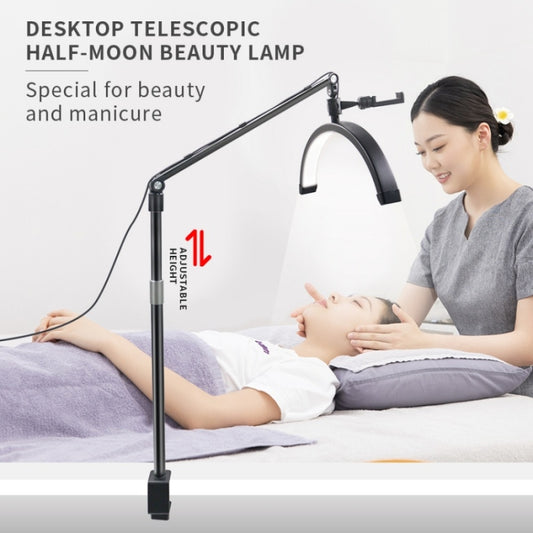 D-M30X 23 inch Half Moon Shape Beauty Manicure Lamp Curved Fill Light, Plug:UK Plug by buy2fix