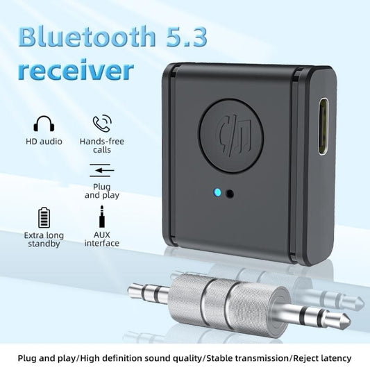 B1 Bluetooth 5.3 AUX Receiver 3.5mm Car Audio Adapter HiFi Sound Hand-Free Call by buy2fix