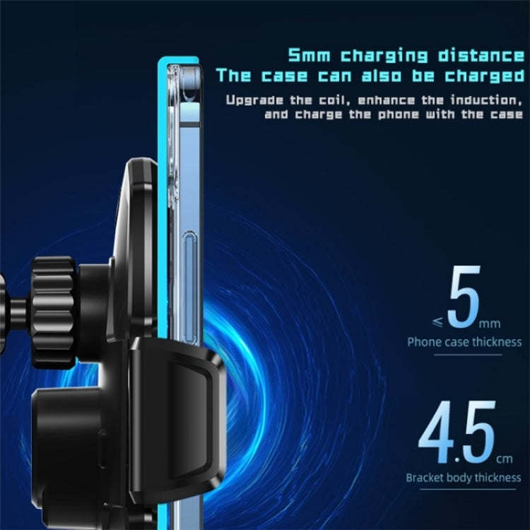 SD11 Car Mount Air Vent Phone Holder 15W Fast Charging Car Wireless Charger - Wireless Charger Holders by buy2fix | Online Shopping UK | buy2fix