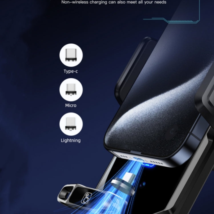 SD11 Car Mount Air Vent Phone Holder 15W Fast Charging Car Wireless Charger - Wireless Charger Holders by buy2fix | Online Shopping UK | buy2fix