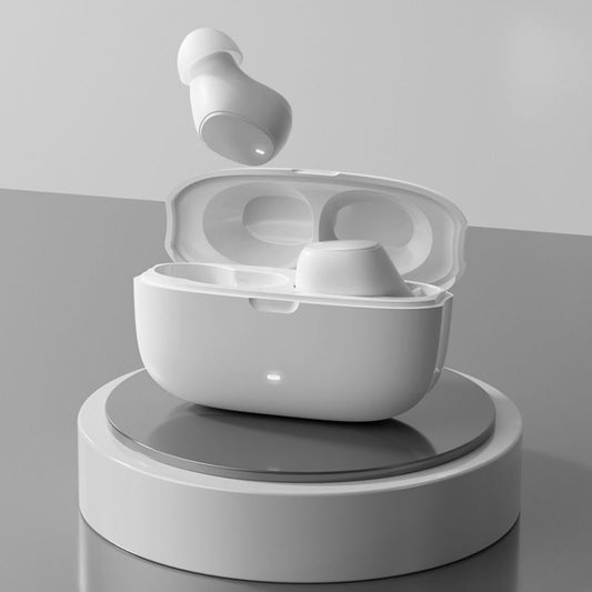 Pro mini AI Noise Cancelling Mic Bluetooth 5.3 Wireless Earphones(White) by buy2fix