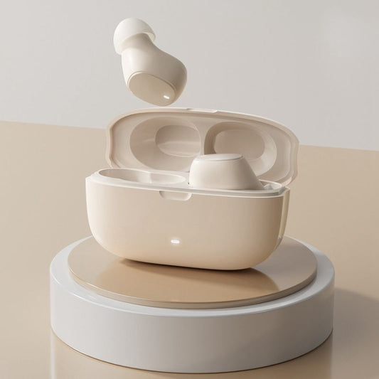 Pro mini AI Noise Cancelling Mic Bluetooth 5.3 Wireless Earphones(Skin Colour) by buy2fix