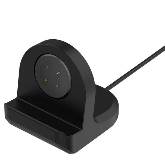 For Fitbit Ace LTE Smart Watch Silicone Charging Bracket with Charger(Black) by buy2fix