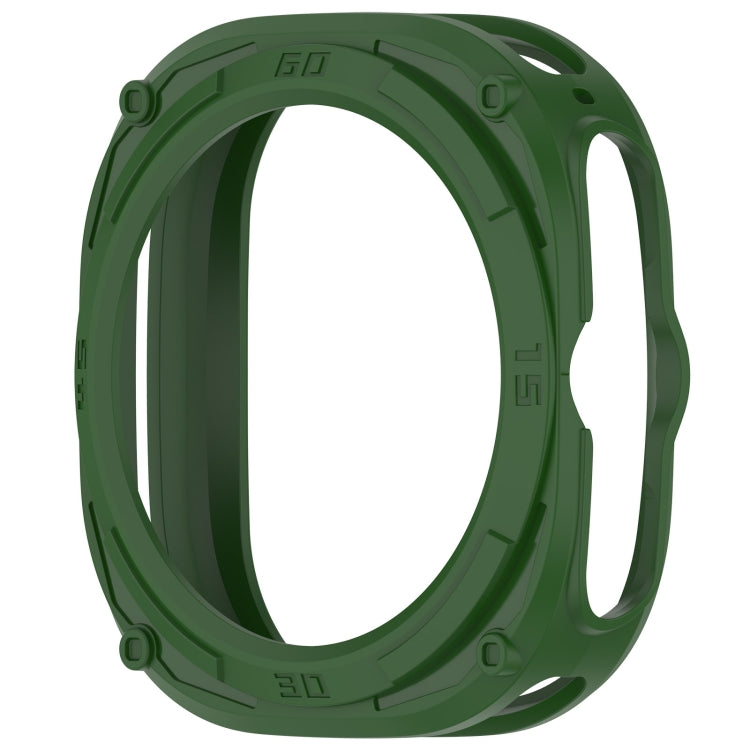 For Samsung Galaxy Watch Ultra 47mm / Ultra 2025 Armored TPU Watch Protective Cover(Green) - Watch Cases by buy2fix | Online Shopping UK | buy2fix