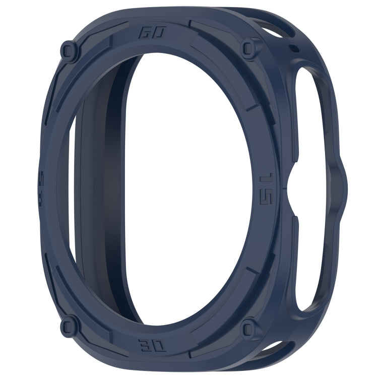 For Samsung Galaxy Watch Ultra 47mm / Ultra 2025 Armored TPU Watch Protective Cover(Blue) - Watch Cases by buy2fix | Online Shopping UK | buy2fix