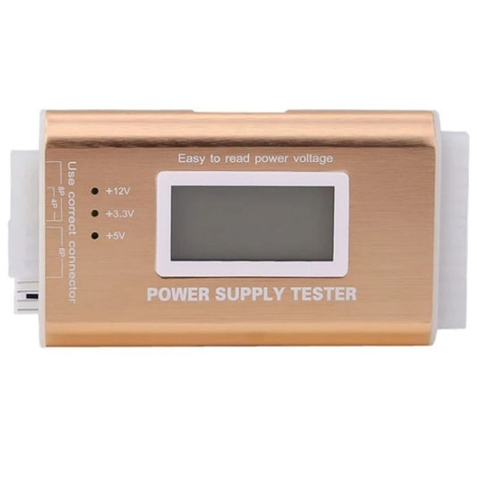 YNS-05 Desktop Computer Power Testing Tool Aluminum Alloy LCD Display ATX Power Tester by buy2fix
