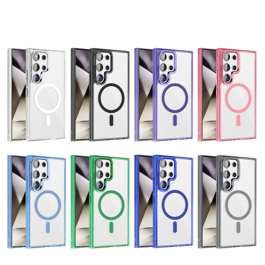 For Samsung Galaxy A16 5G Ice Color Magnetic Series TPU Hybrid Acrylic Magsafe Phone Case(Purple) by buy2fix