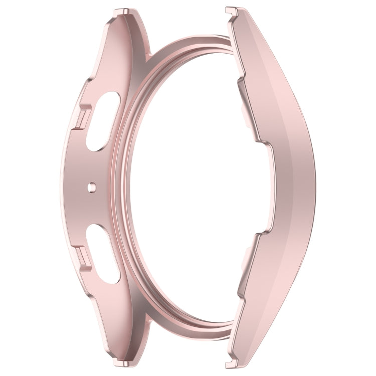 For Sansung Galaxy Watch 7 44mm Half Pack Hollow PC Watch Protective Case(Rose Pink) - Watch Cases by buy2fix | Online Shopping UK | buy2fix