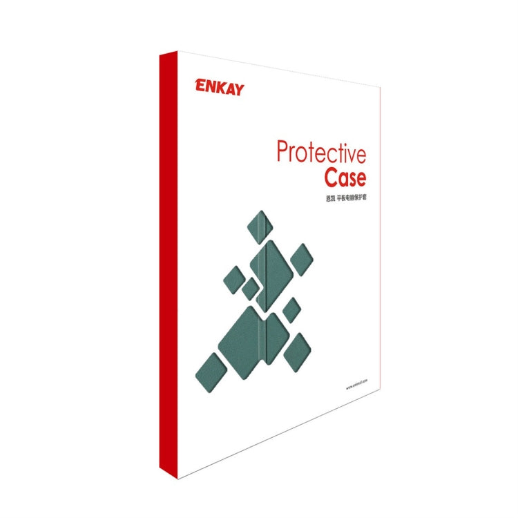 For Huawei MatePad SE 11 2024 ENKAY Tri-fold Custer Texture Platic Leather Tablet Case(Black) by ENKAY