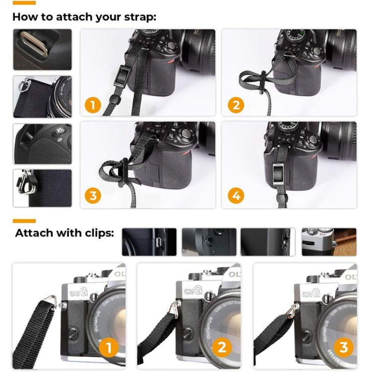 Camera Strap Canvas Neck Shoulder Strap with Quick Release Buckles for DSLR / SLR Camera - Camera Strap by buy2fix | Online Shopping UK | buy2fix
