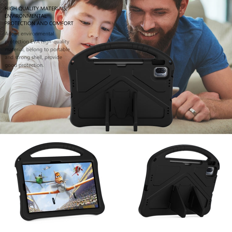 For Huawei Matepad SE 11 2024 EVA Shockproof Tablet Case with Holder(Black) by buy2fix