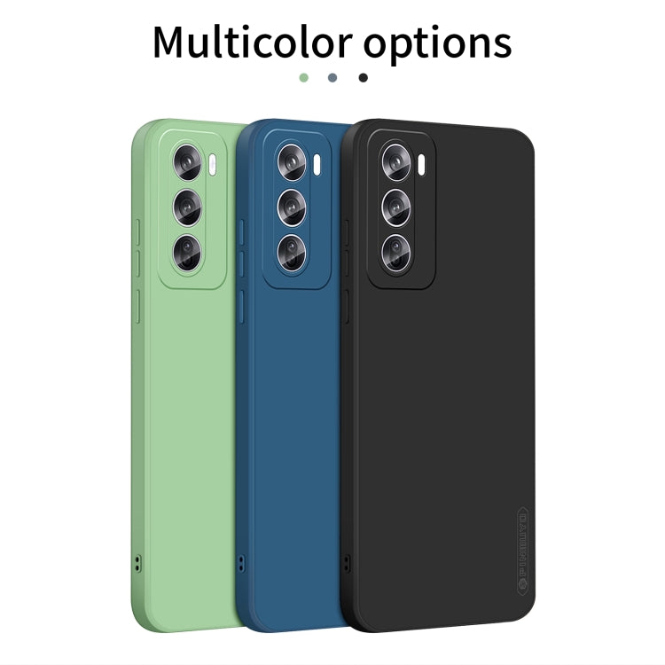 For OPPO Reno12 Pro Global PINWUYO Sense Series Liquid Silicone TPU Phone Case(Black) - OPPO Cases by PINWUYO | Online Shopping UK | buy2fix