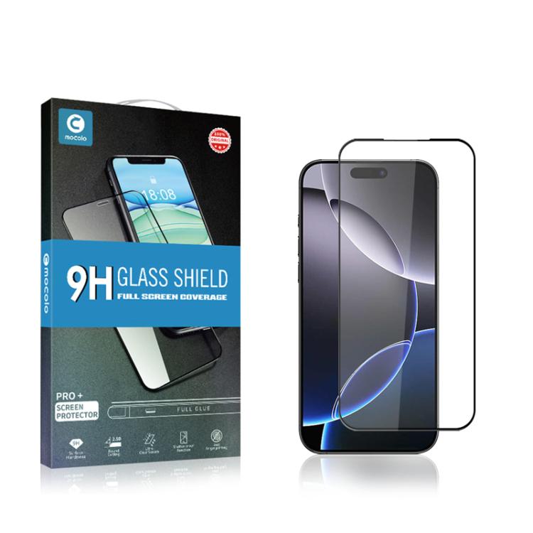 For iPhone 17 Pro mocolo 2.5D Full Glue Full Cover Tempered Glass Film - iPhone 17 Pro Tempered Glass by mocolo | Online Shopping UK | buy2fix
