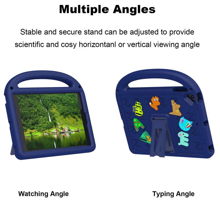 For iPad Air 2 / Air / 9.7 2018 Cartoon Sparrow EVA Shockproof Tablet Case(Navy Blue) - iPad 9.7 (2018) & (2017) Cases by buy2fix | Online Shopping UK | buy2fix