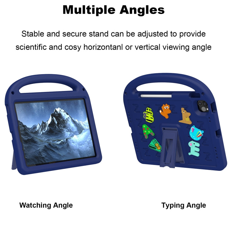 For iPad Air 2022 10.9 / Pro 11 2022 Cartoon Sparrow EVA Shockproof Tablet Case(Navy Blue) - iPad Pro 11 (2022/2021) Cases by buy2fix | Online Shopping UK | buy2fix