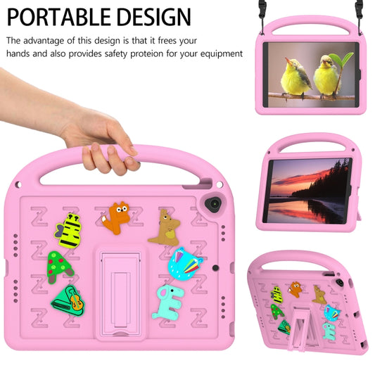For iPad 10.2 / Air 3 10.5 Cartoon Sparrow EVA Shockproof Tablet Case(Pink) - iPad 10.2 Cases by buy2fix | Online Shopping UK | buy2fix