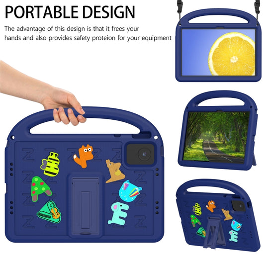 For Lenovo Tab M11 / Xiaoxin Pad 11 2024 Cartoon Sparrow EVA Shockproof Tablet Case(Navy Blue) by buy2fix