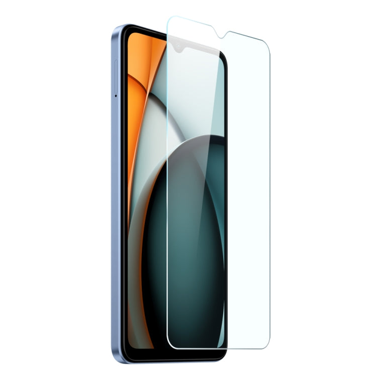 For Xiaomi Redmi A3 4G NORTHJO Transparent TPU Phone Case with Tempered Glass Film(Transparent) - Xiaomi Cases by NORTHJO | Online Shopping UK | buy2fix