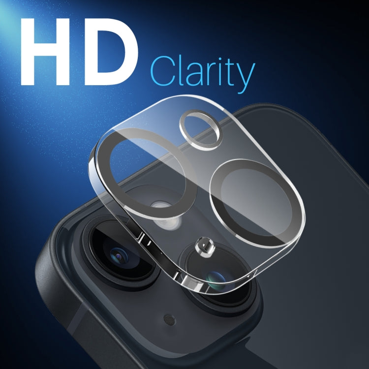 For iPhone 14 / 14 Plus NORTHJO Camera Lens Protector 3D Night Shot Tempered Glass Film(Black) - iPhone 14 Plus Tempered Glass by NORTHJO | Online Shopping UK | buy2fix