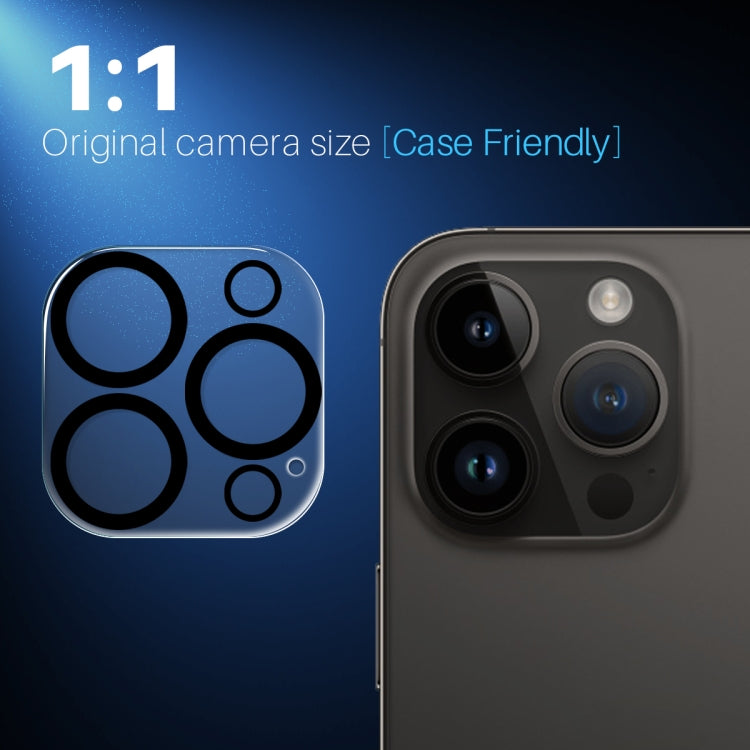 For iPhone 14 Pro / 14 Pro Max NORTHJO Camera Lens Protector 3D Night Shot Tempered Glass Film(Black) - iPhone 14 Pro Max Tempered Glass by NORTHJO | Online Shopping UK | buy2fix
